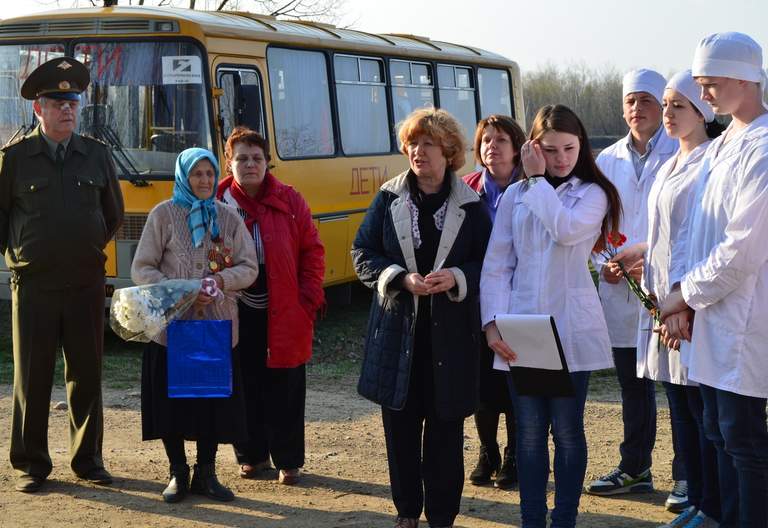 Студенты Белореченского медицинского колледжа побывали в хуторе Фокин Нижний, чтобы почтить память героев Великой Отечественной войны