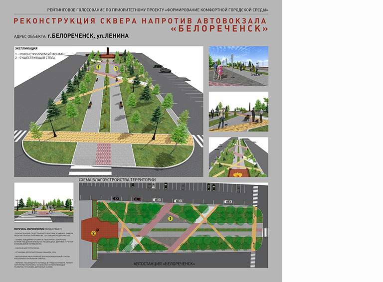 Формирование комфортной городской среды