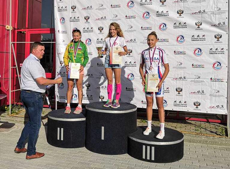 Триатлонисты из Белореченска завоевали медали на Первенстве России