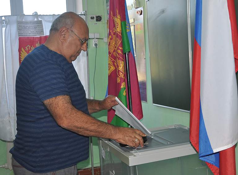 В Белореченском районе открылись 75 избирательных участков