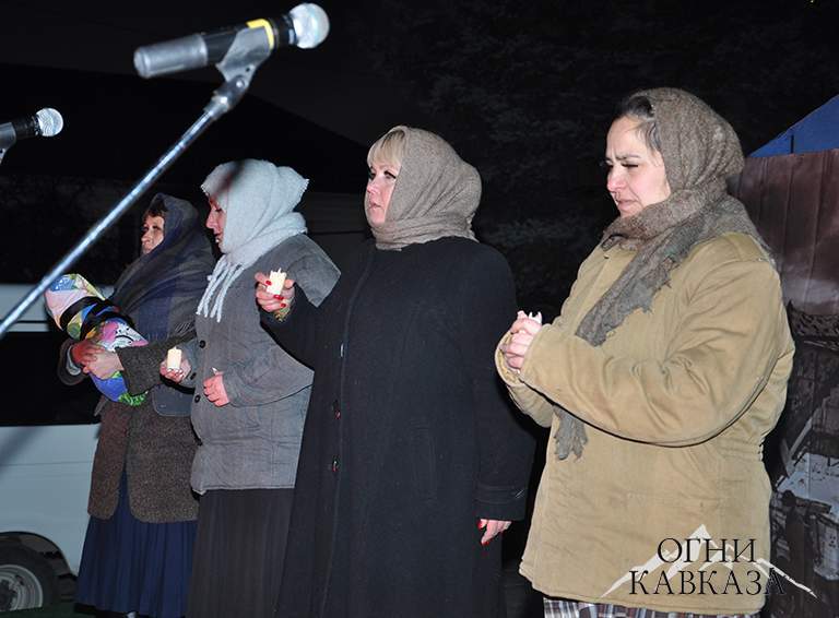 24 января, на центральной площади Белореченска прошла Всероссийская акция памяти «Блокадный хлеб»