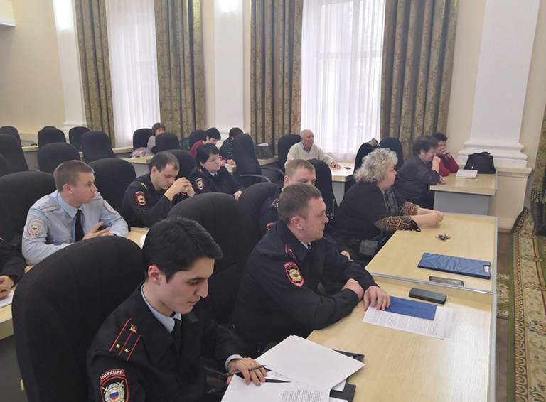 Белореченские участковые уполномоченные отчитываются перед населением о результатах работы за 2019 год