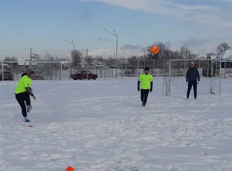Состоялись игры 14-го тура зимнего первенства Белореченского района по футболу