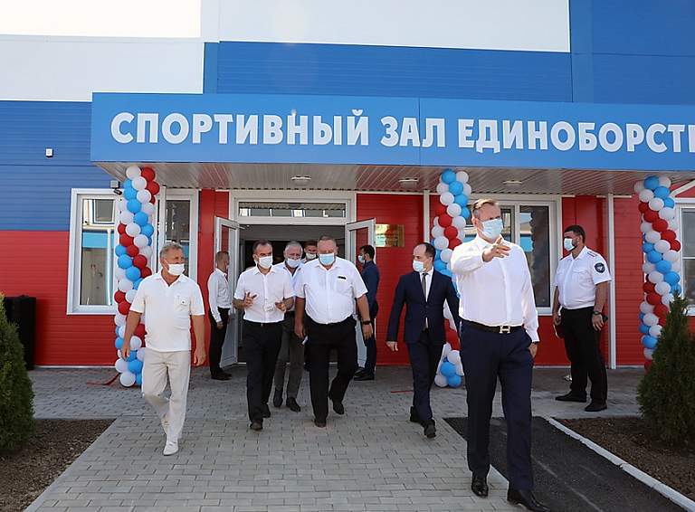 Губернатор Кубани открыл первый в крае муниципальный центр единоборств