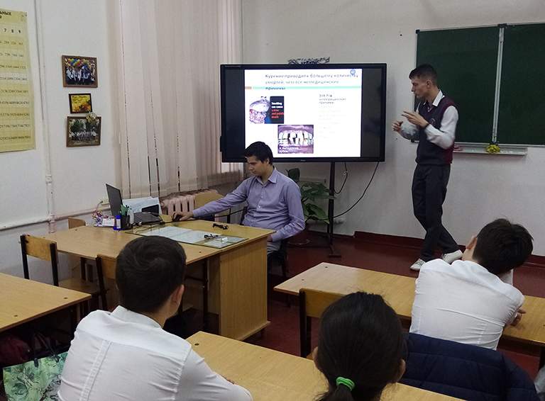 В белореченской школе №68 прошли мероприятия, посвященные Международному дню отказа от курения