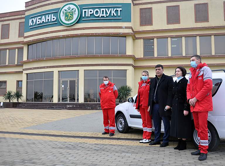 Белореченские медики приехали на «Кубань-Ти» за подарком – новым автомобилем
