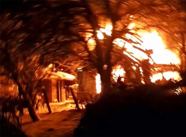 Из-за перекала печи загорелся жилой дом в хуторе Кубанском Белореченского района