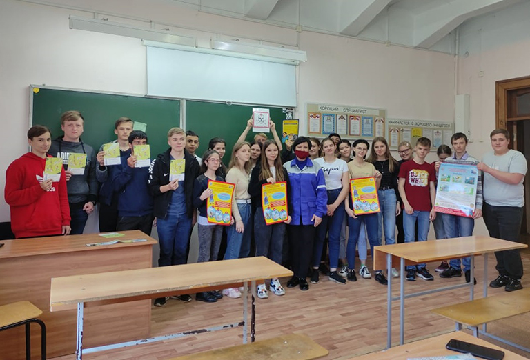 Энергетики «Россети Кубань» провели в Белореченске беседу со студентами Краснодарского кооперативного техникума на тему электробезопасности