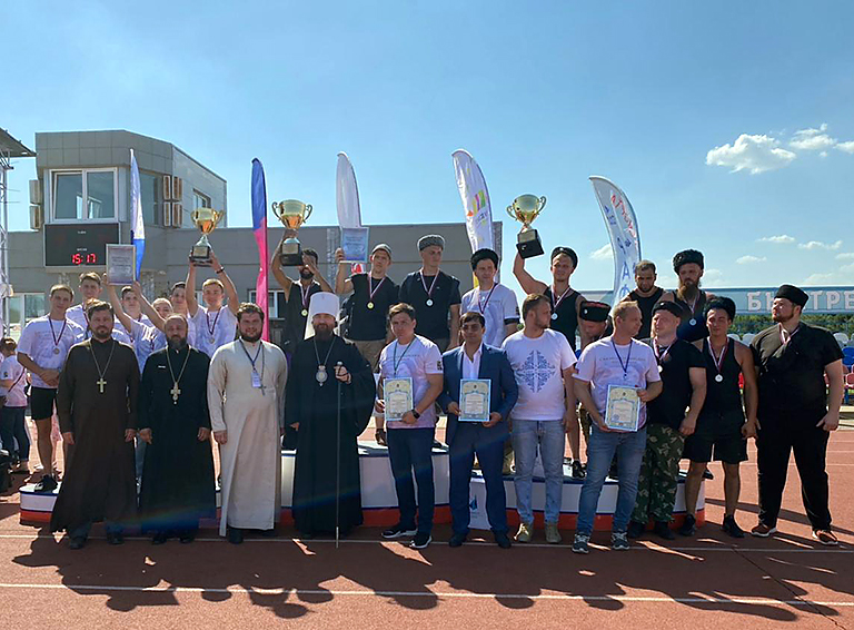 Сборная Белореченского района стала призёром первого Свято-Сергиевского спортивного фестиваля
