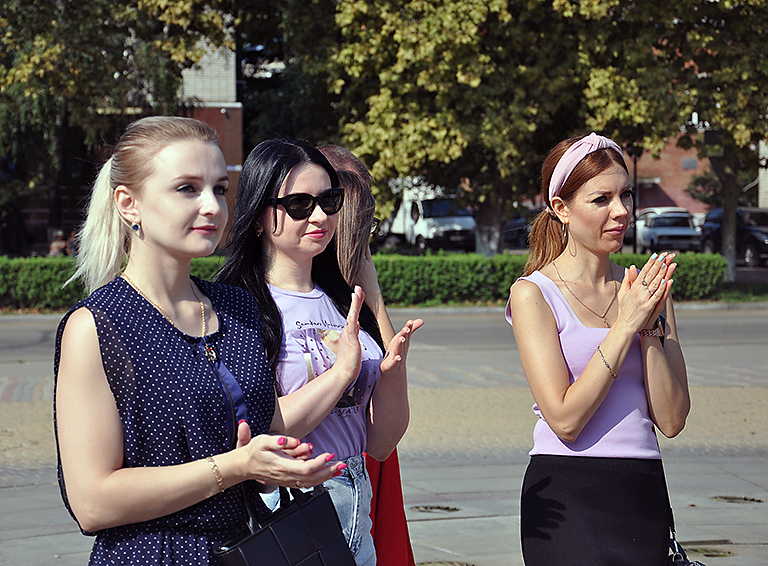 День триколора, государственного флага Российской Федерации, отметили сегодня в Белореченском районе