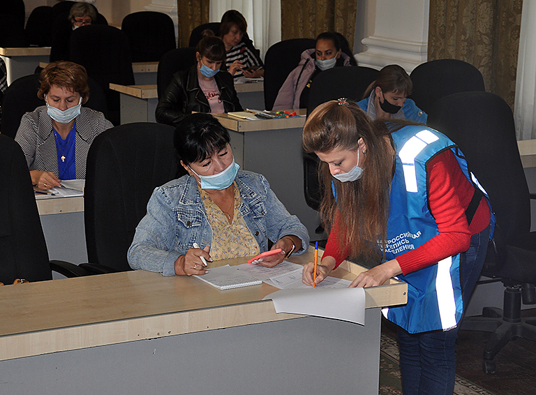 Обучение перед началом основного этапа переписи проходят белореченские контролёры и переписчики