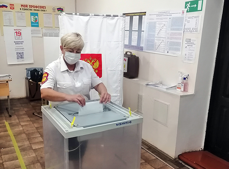 Белореченские казаки голосуют за тех, кому доверяют