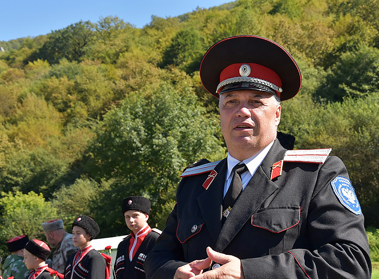 Белореченские казаки приняли сегодня участие в ежегодных Даховских поминовениях
