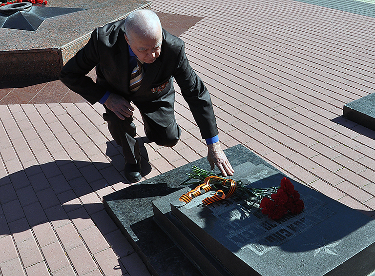 В белореченском парке Победы отметили 78-ю годовщину освобождения Кубани от немецко-фашистских захватчиков