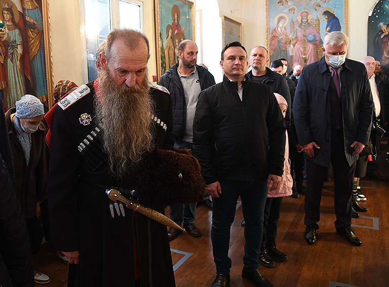 Митрополит Екатеринодарский и Кубанский Григорий посетил сегодня Белореченский район