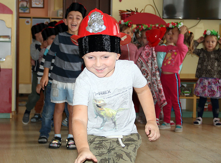 В детском саду №4 «Солнышко» города Белореченска прошло занятие по пожарной безопасности с ребятами группы казачьей направленности