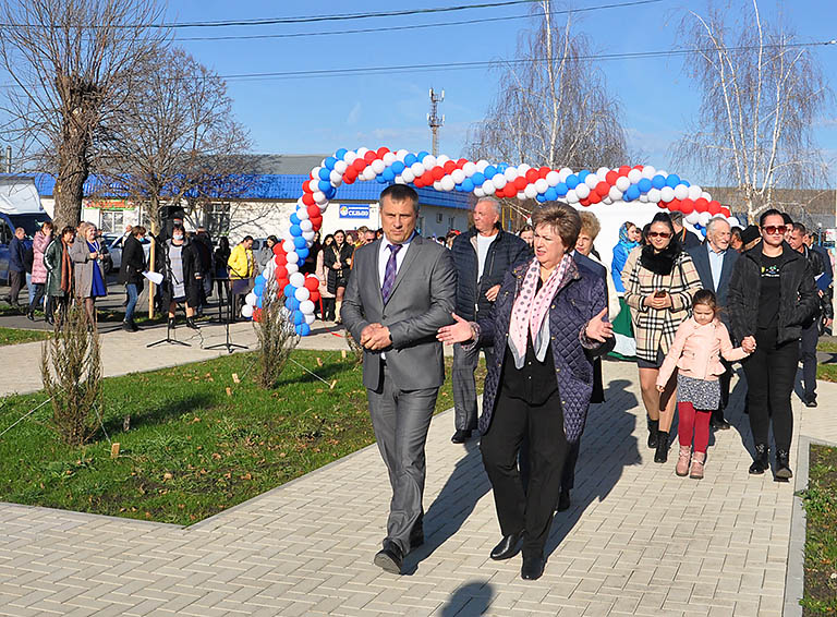 В селе Великовечном торжественно открыли парк – самый большой в сельских поселениях Белореченского района