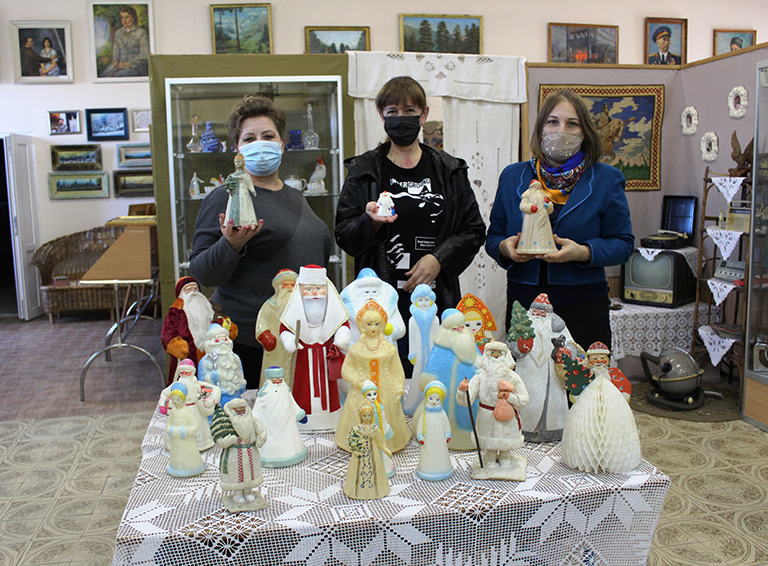 В музее города Белореченска открылась выставка «В снежном царстве, в морозном государстве»