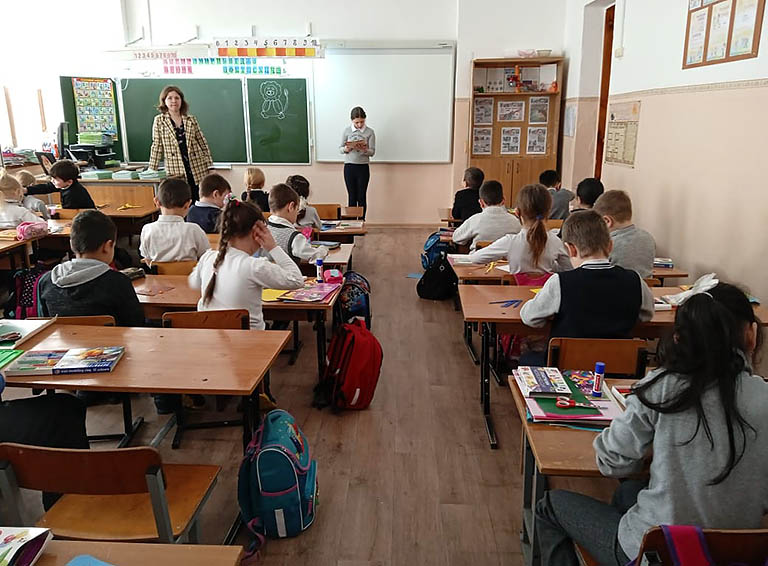 Урок мужества от учащихся посёлка Верхневеденеевского