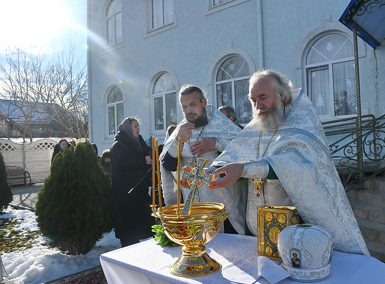 Водосвятие и освящение купели в Белореченске