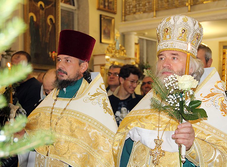 Белореченские казаки приняли участие в праздничных богослужениях