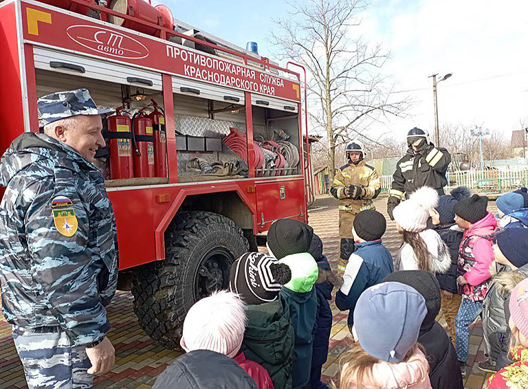 Белореченские ученики и дошкольники приняли участие в открытых уроках по основам безопасности жизнедеятельности