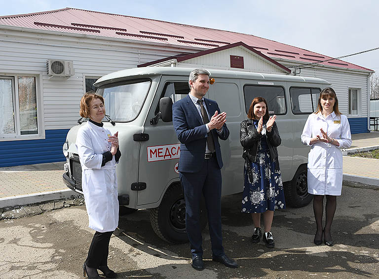 Пшехская амбулатория получила в подарок новый УАЗ от АО «Черномортранснефть»