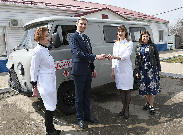Пшехская амбулатория получила в подарок новый УАЗ от АО «Черномортранснефть»