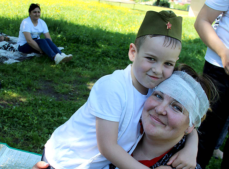 Белореченские дети сыграли в «Зарницу»