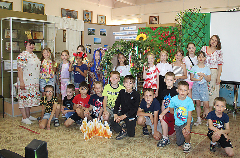 Учащиеся школ №8 и 39 города Белореченска стали участниками музейных праздников «Зеленые святки»