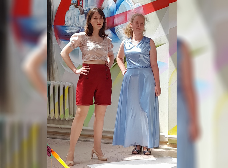 Юные модельеры из Белореченска продемонстрировали модели одежды, изготовленные своими руками