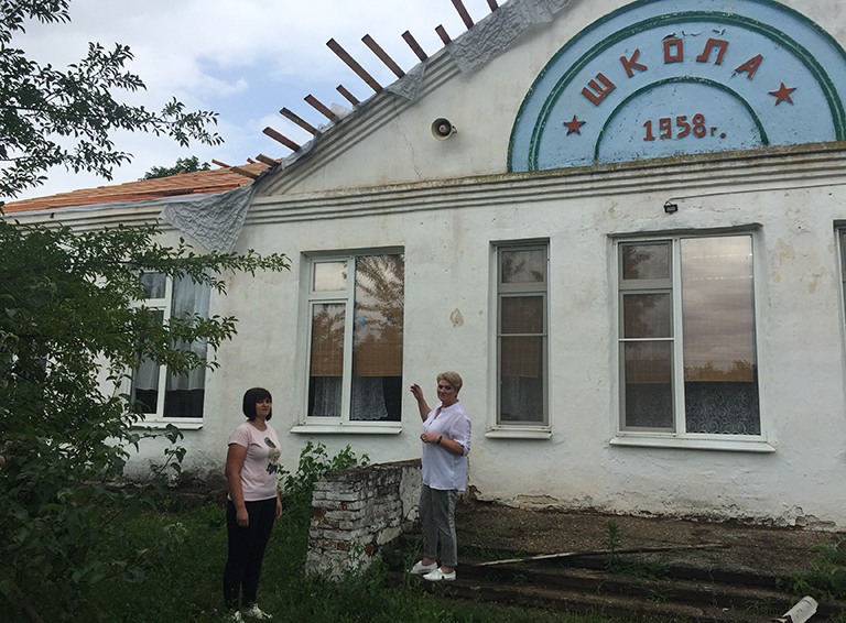 Долгожданный капремонт школы в посёлке Комсомольском