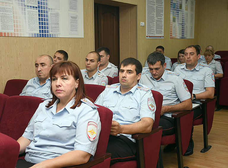 В белореченской полиции подвели итоги полугодия