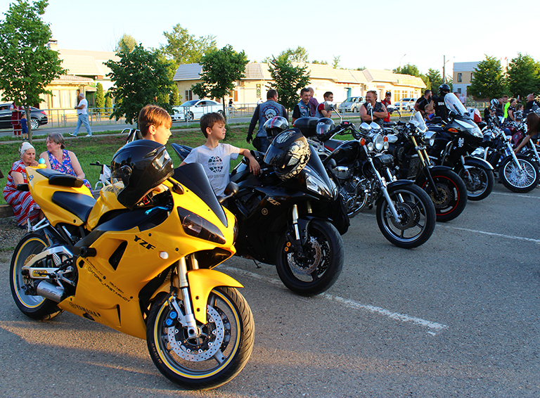 В Белореченском районе состоялась Пенная вечеринка с мотоциклами и мастер-классом
