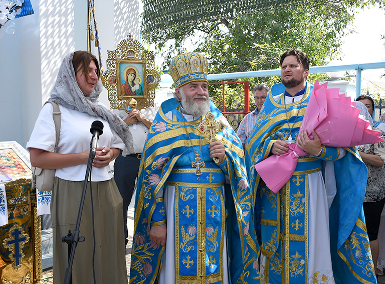 Престольный праздник в Свято-Успенском храме Белореченска