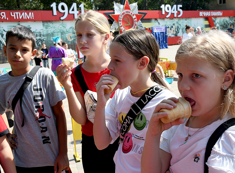 Белореченские дети отпраздновали День пломбира