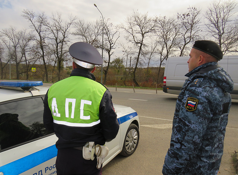 Белореченские автоинспекторы и судебные приставы проводят рейды по взысканию штрафов и задолженностей