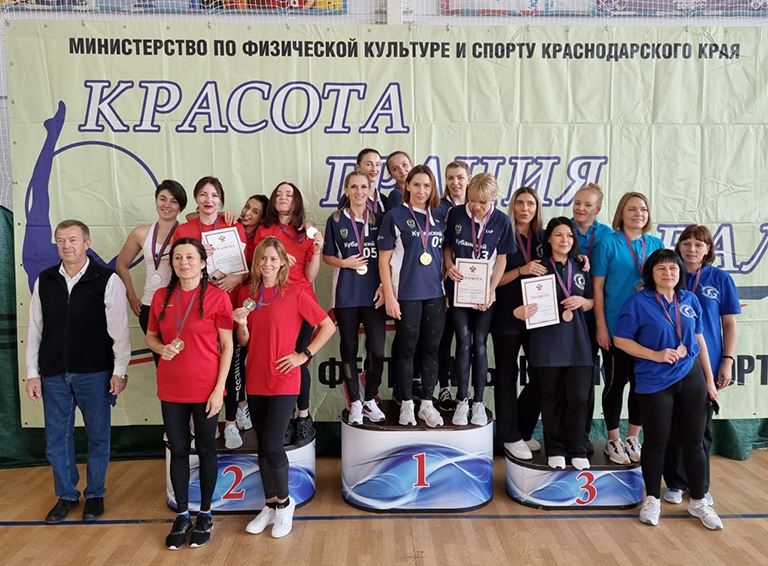 Сборная Белореченского района завоевала II место на краевом фестивале женского спорта «Красота. Грация. Идеал»