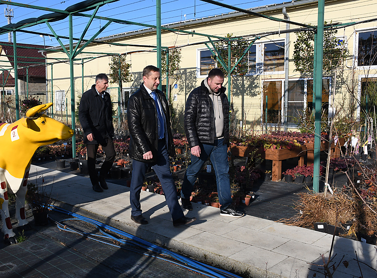 Глава Белореченского района посетил цветочное хозяйство в Родниках
