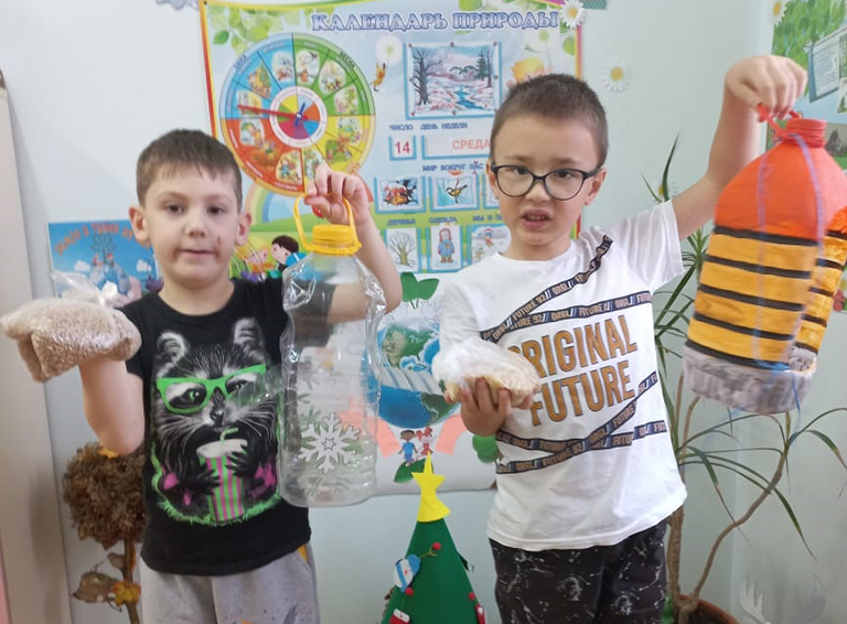 В детском саду станицы Пшехской прошла акция «Покормите птиц зимой!»