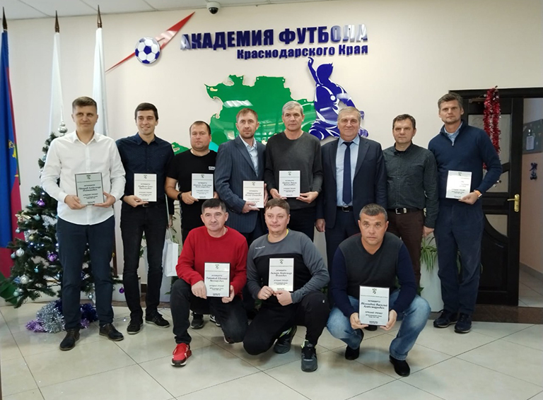 Белореченский тренер вошёл в десятку лучших футбольных наставников