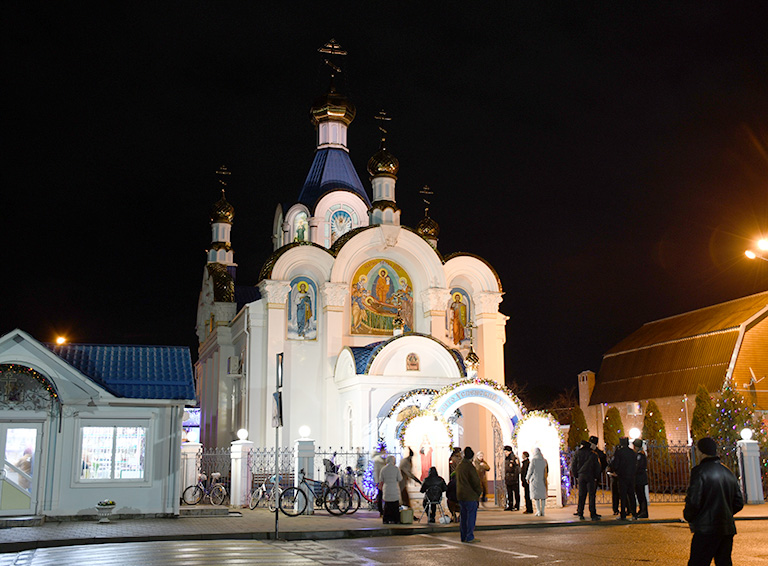 В Белореченском районе празднуют Светлое Рождество Христово
