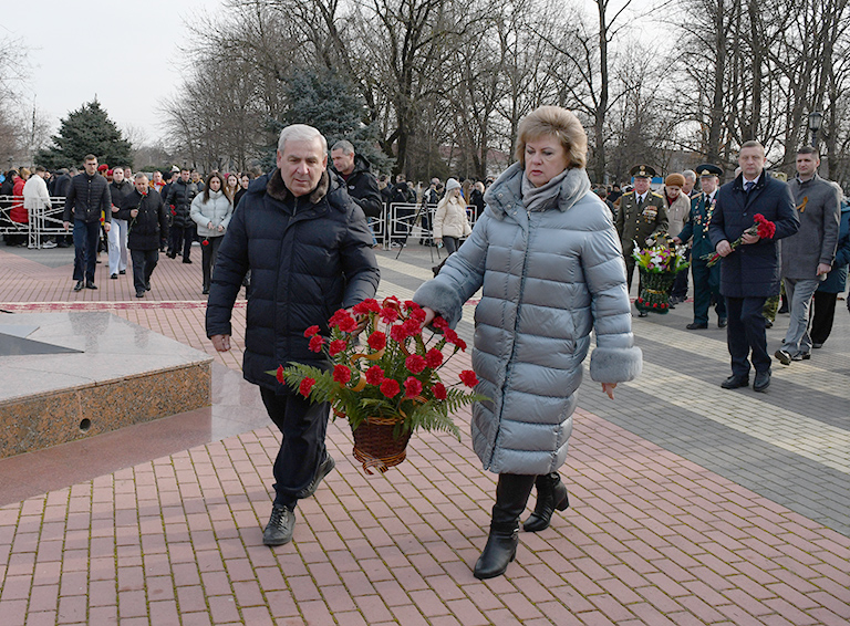 80-летие освобождения Белореченского района от фашистов отметили сегодня жители и гости муниципалитета