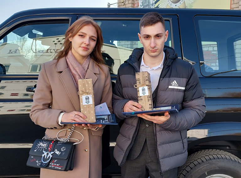 Белореченские студенты попробовали себя в роли участковых уполномоченных полиции