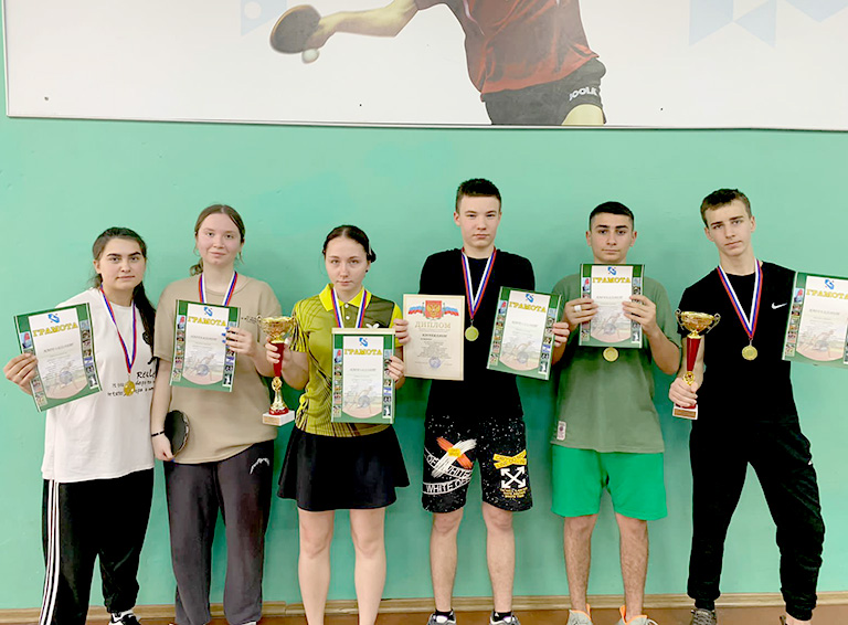 III тур студенческой спартакиады в Белореченском районе был посвящен настольному теннису