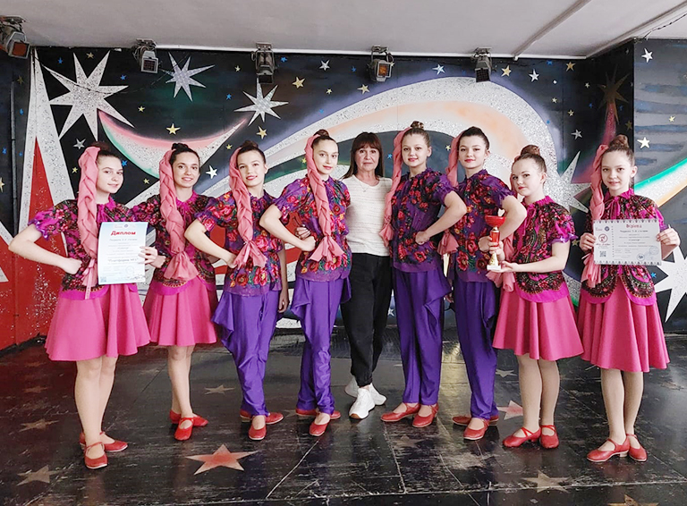 Воспитанницы белореченского танцевального коллектива вошли в число победителей всероссийского уровня