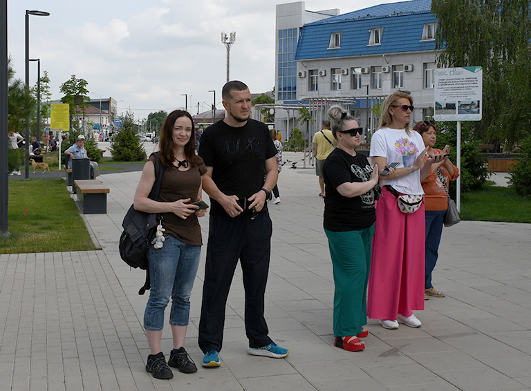 Памятный камень в честь «ЕвроХима» открыт на центральной площади Белореченска
