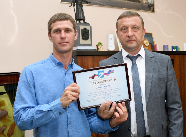 Глава района поздравил представителей белореченского предпринимательства