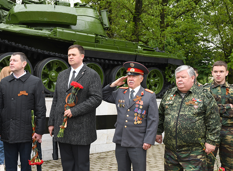 Торжественное мероприятие «Сияй в веках, Великая Победа!» прошло в Белореченске