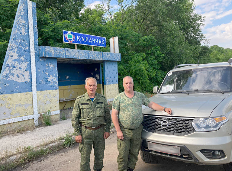 10 тонн гуманитарного груза доставил бойцам в зоне СВО конвой Майкопского казачьего отдела